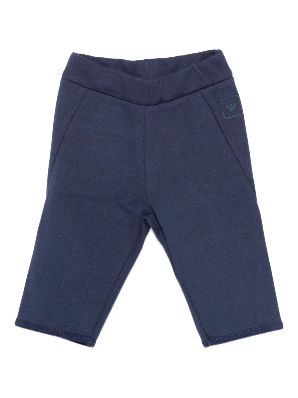 Emporio Armani Kids Trainingspak met capuchon en logo-applicatie Blauw