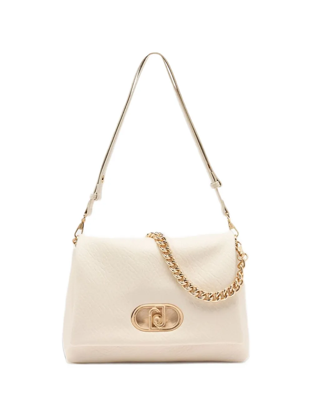 LIU JO large LaPuffy shoulder bag - Toni neutri