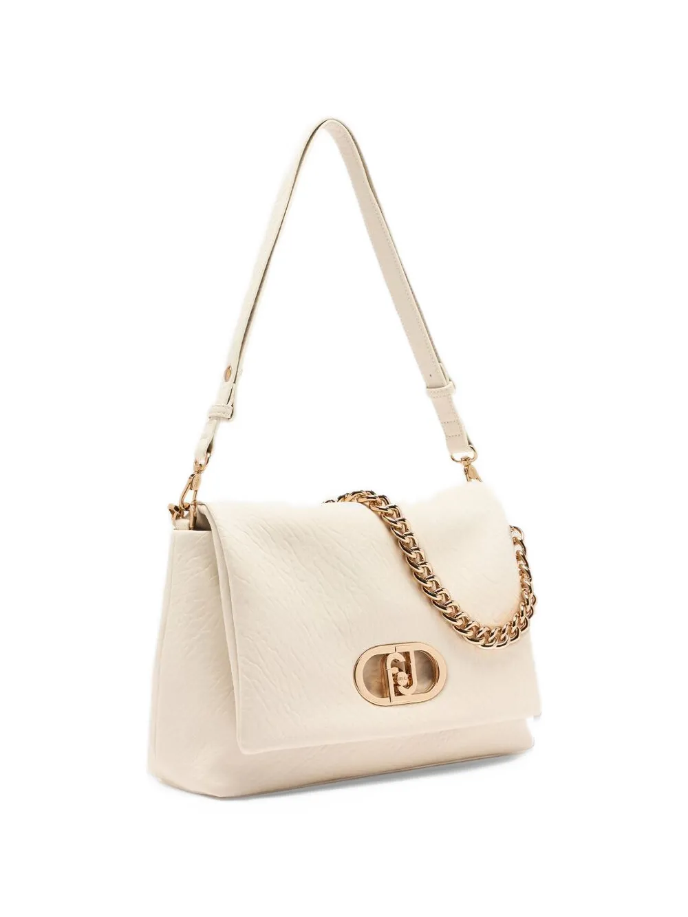 LIU JO Grote LaPuffy schoudertas Beige