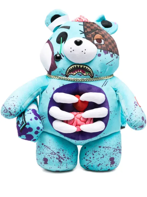 sprayground kid Gory Zombie bear backpack