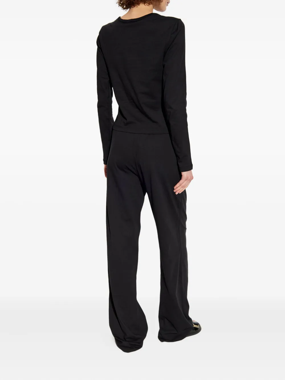Diesel Gilda-D-Core pyjama met logoband Zwart