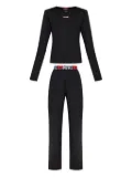Diesel Gilda-D-Core logo-waistband pajama set - Black