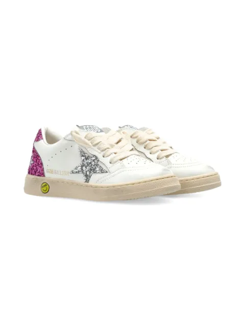Golden Goose Kids Ball Star glitter-star sneakers