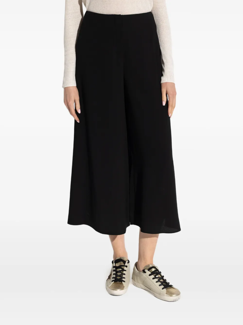 Theory Cropped broek Zwart