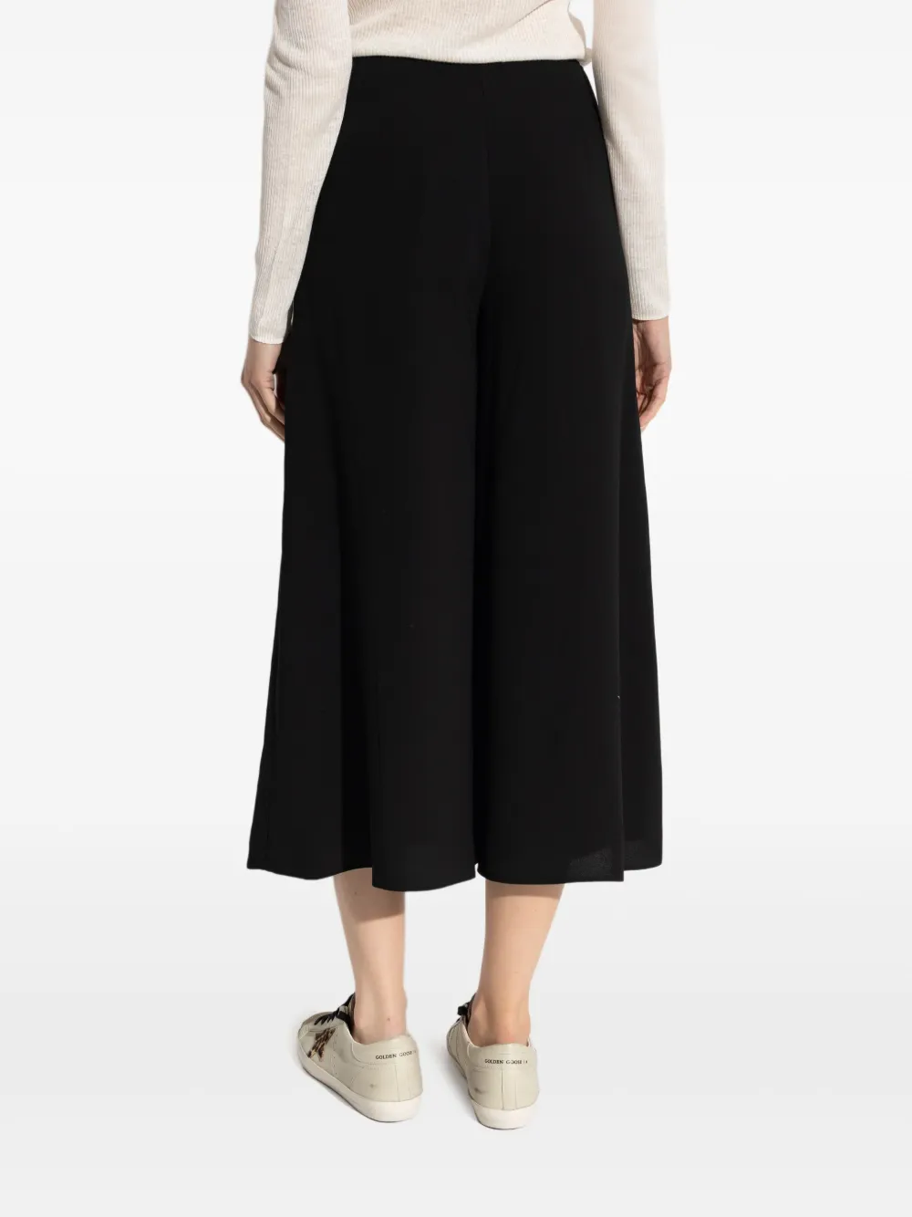 Theory Cropped broek Zwart