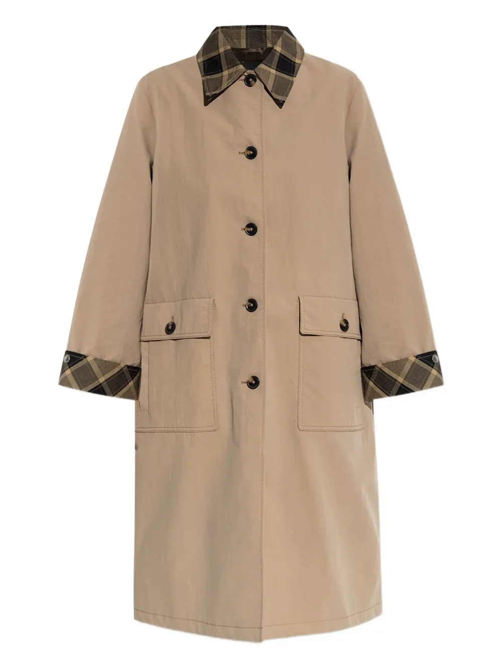 PS Paul Smith Jas met geruite afwerking Beige