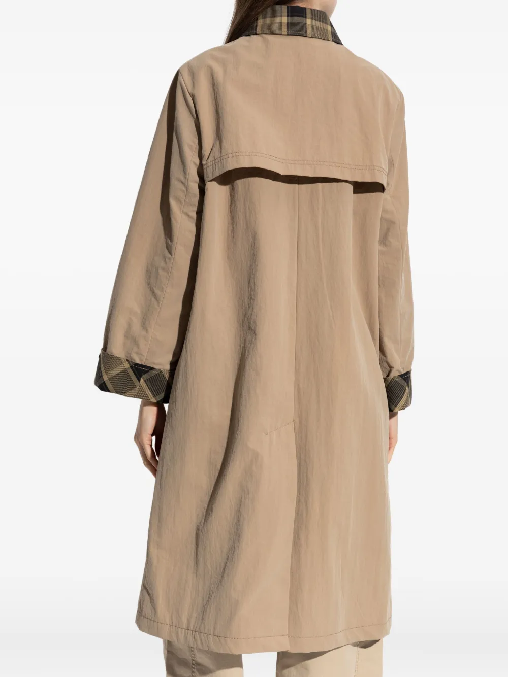 PS Paul Smith Jas met geruite afwerking Beige