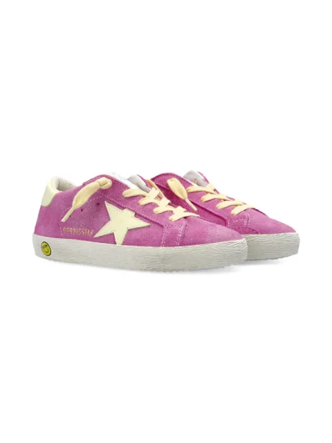 Golden Goose Kids Super-Star suede star sneakers