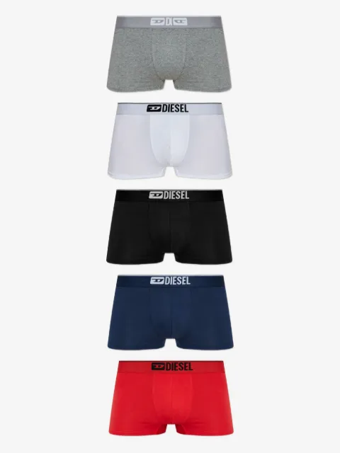 Diesel logo-waistband boxers (pack of five)