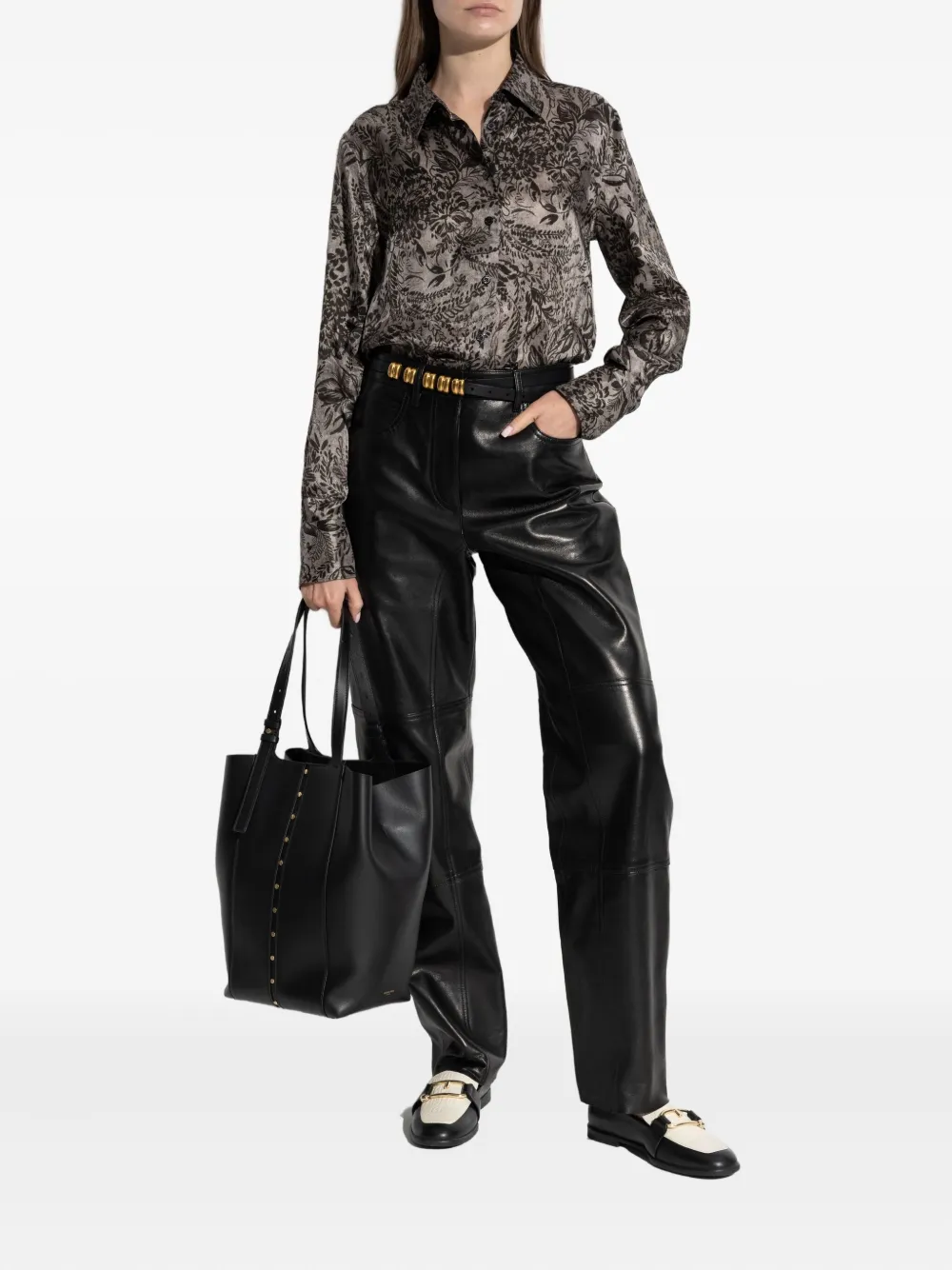 Golden Goose floral-print shirt Grijs