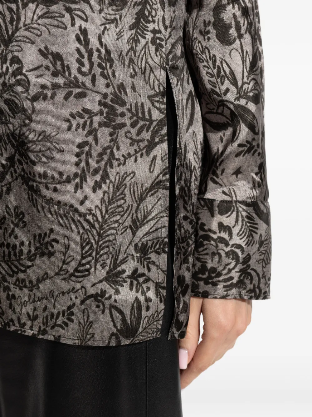 Golden Goose floral-print shirt Grijs