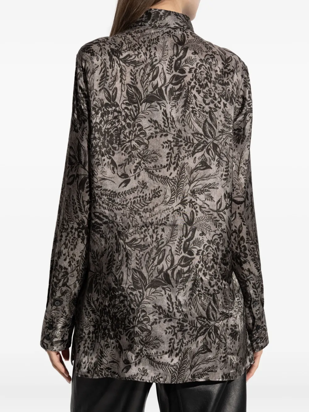 Golden Goose floral-print shirt Grijs