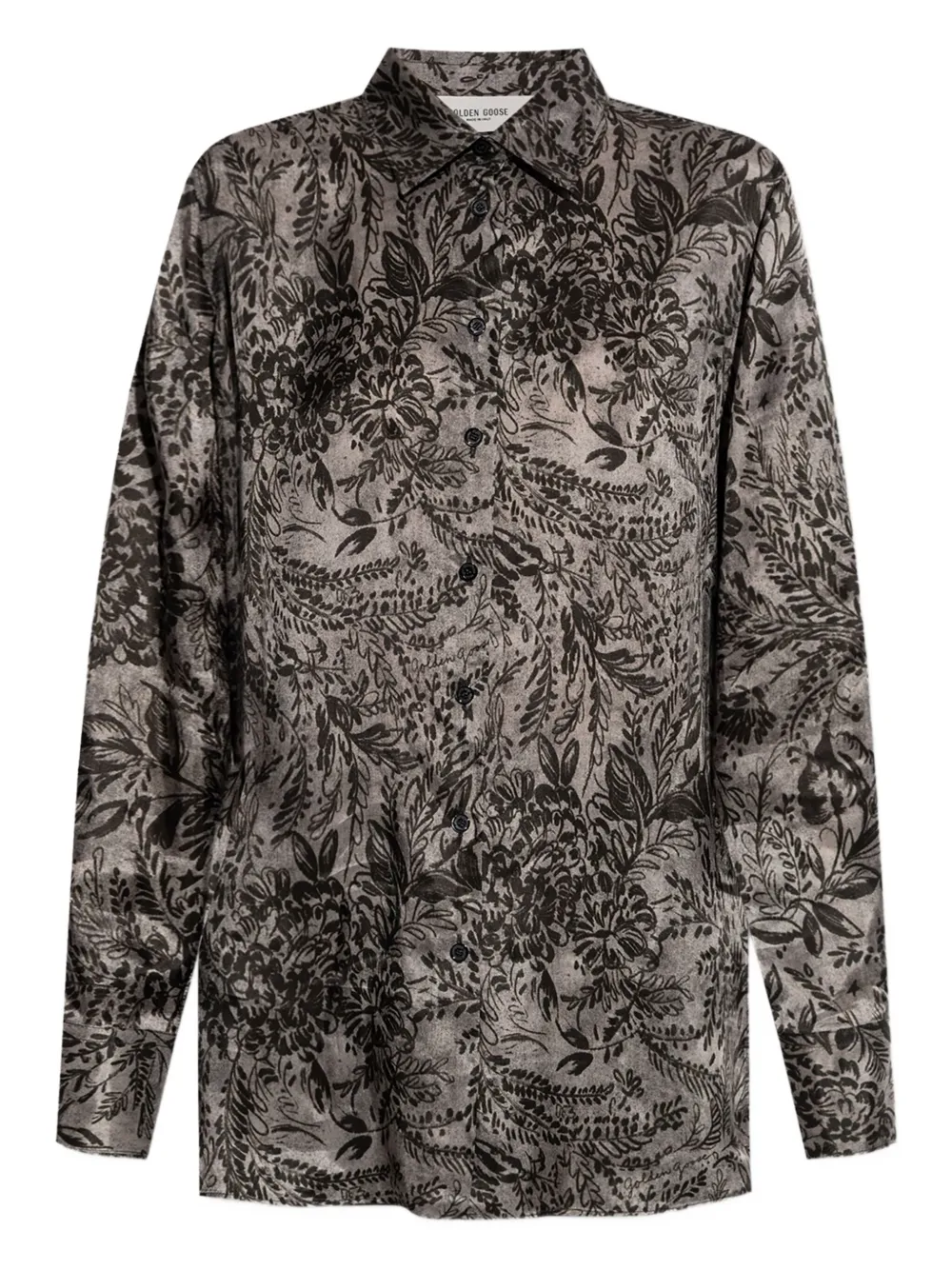 Golden Goose floral-print shirt Grijs