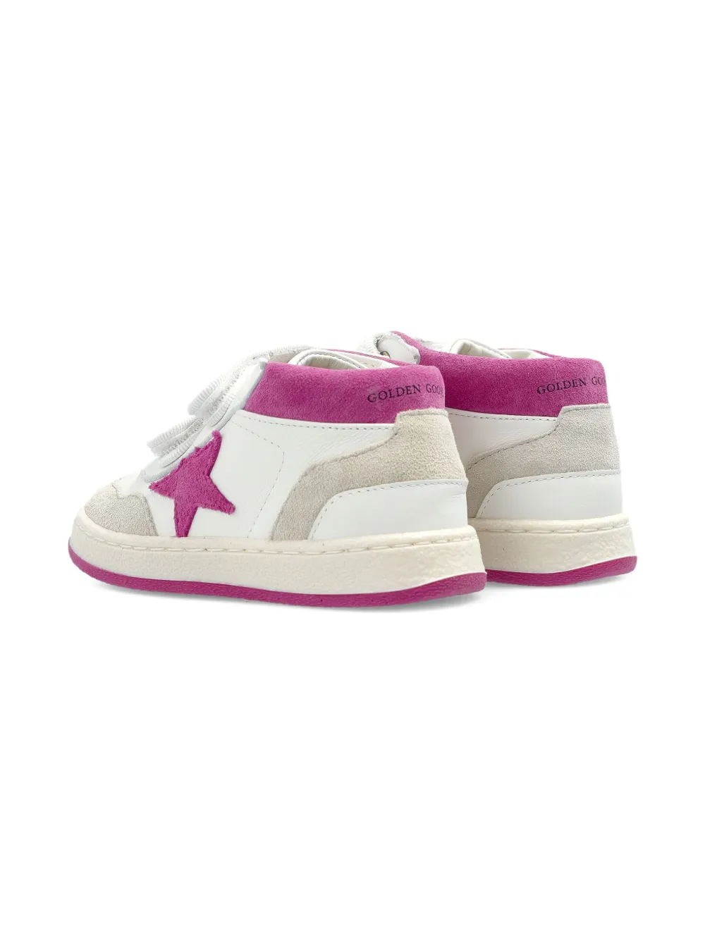 Golden Goose Kids June star-embellished sneakers White
