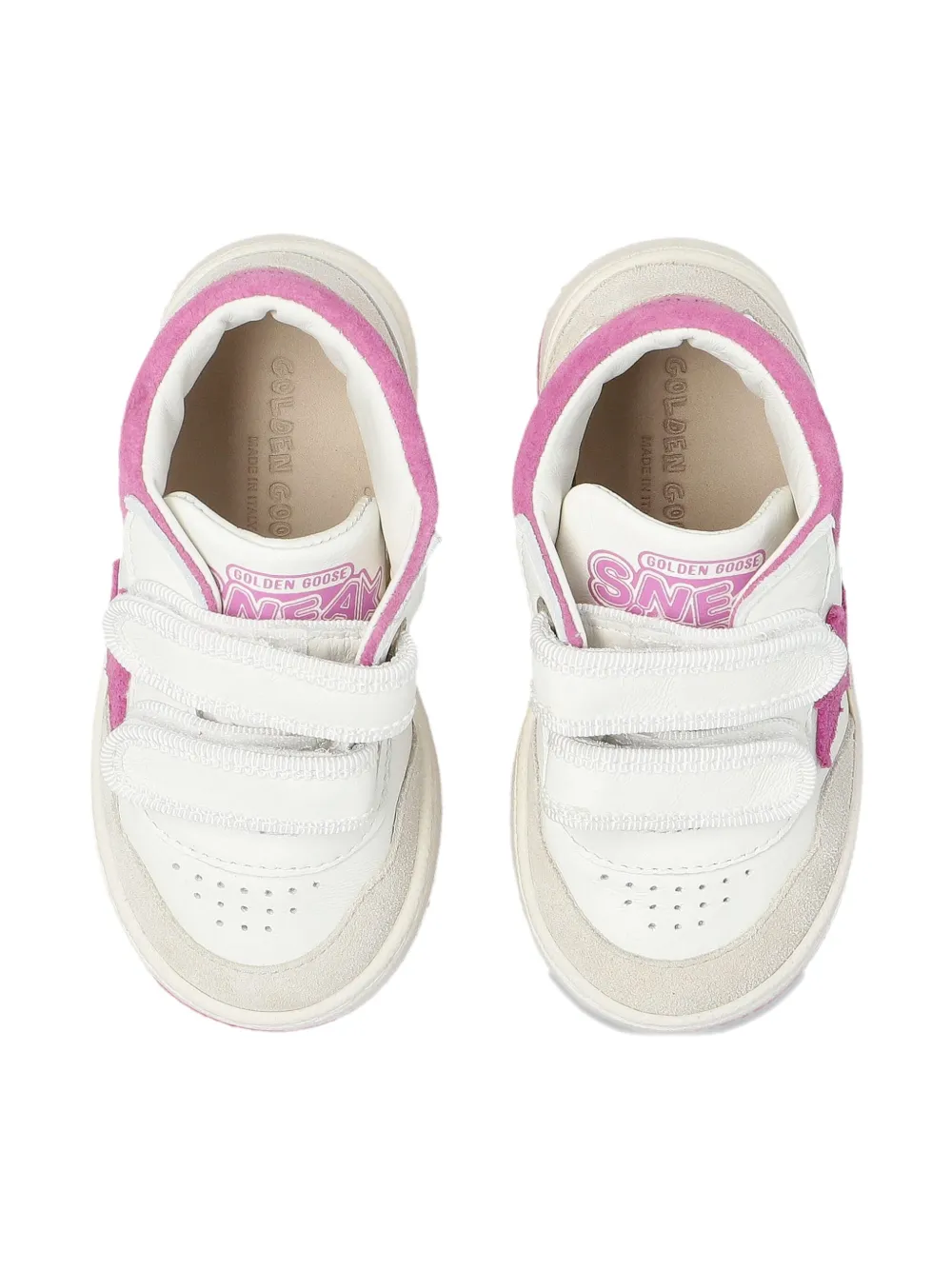 Golden Goose Kids June star-embellished sneakers White