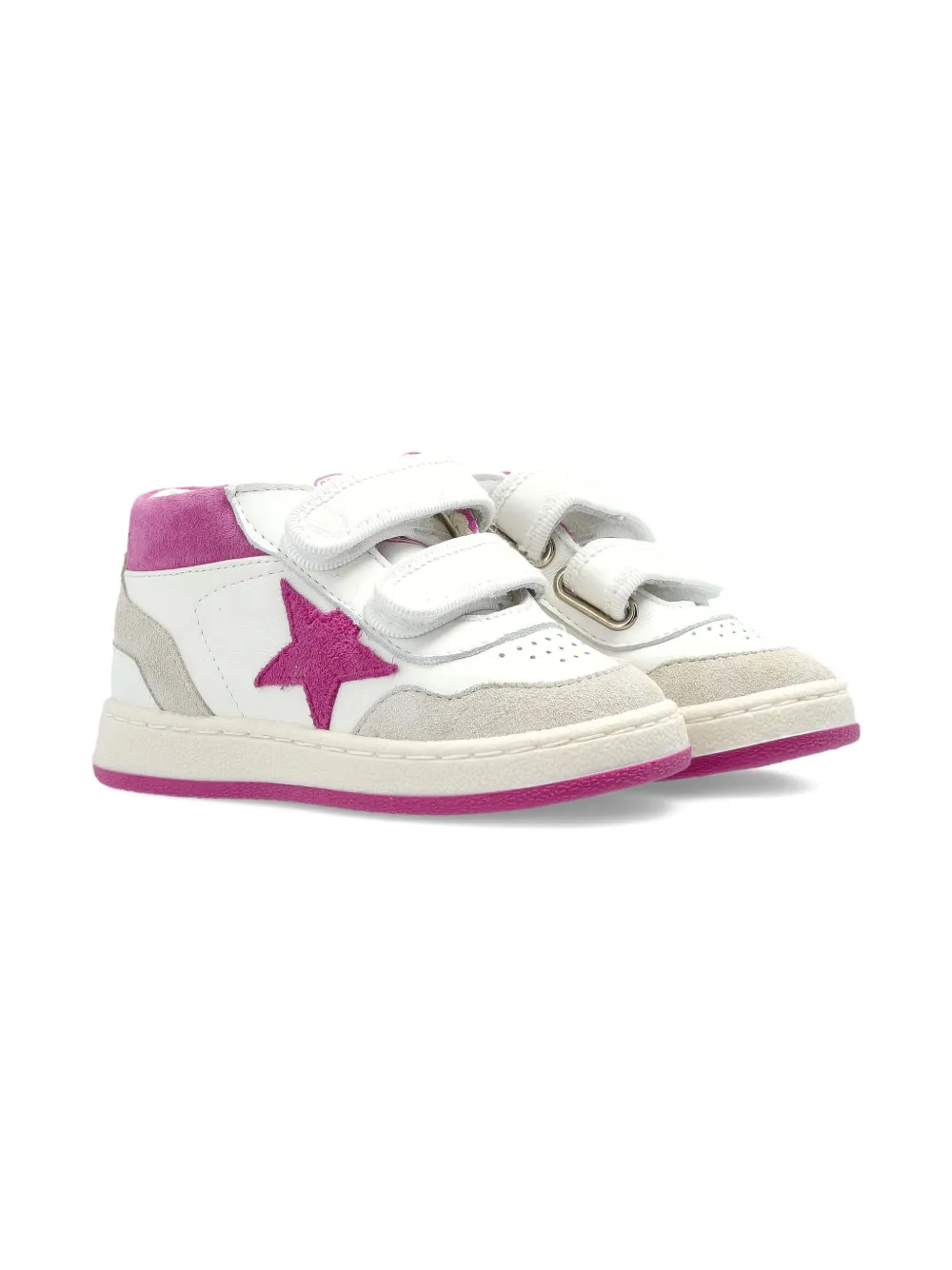 Golden Goose Kids June star-embellished sneakers White