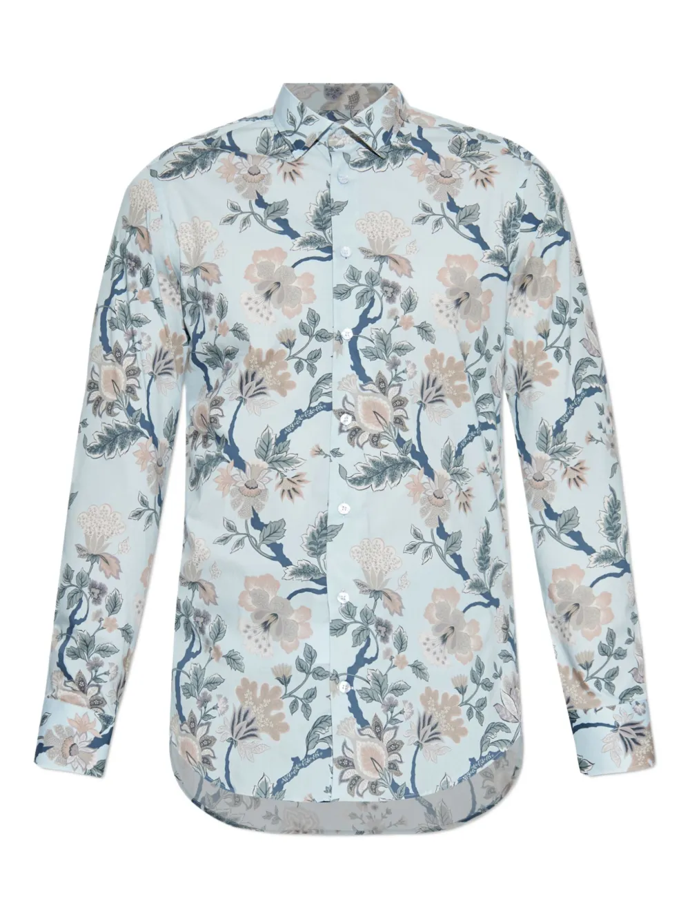 ETRO Overhemd met bloemenprint Blauw
