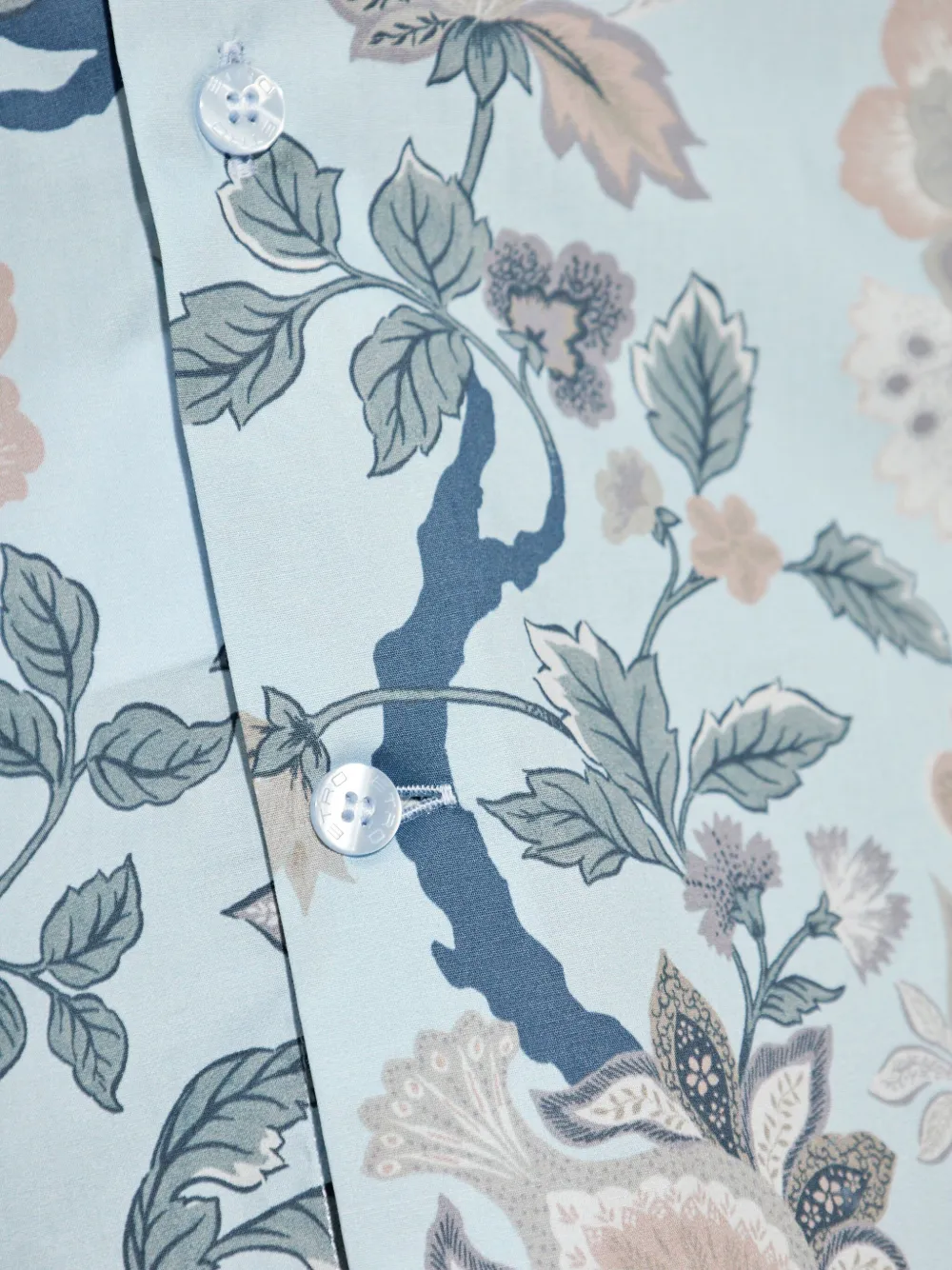 ETRO Overhemd met bloemenprint Blauw