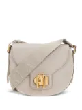 Furla Lotus leather logo-strap mini bag - Grey