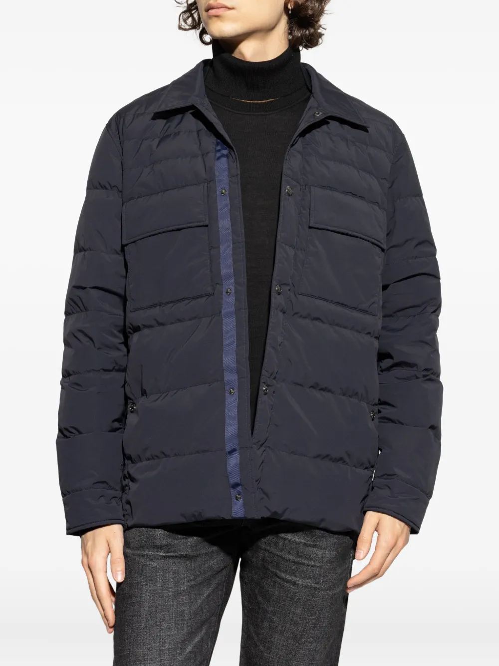 Paul Smith Gewatteerd jack Blauw
