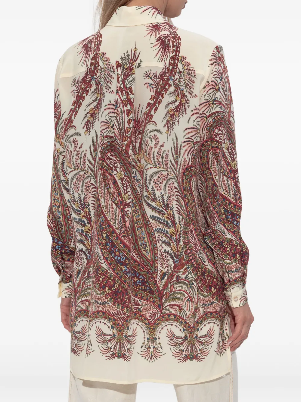 ETRO Blouse met paisley-print Beige