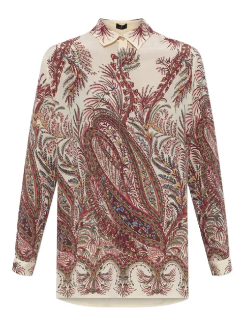 ETRO قميص بطبعة بيزلي