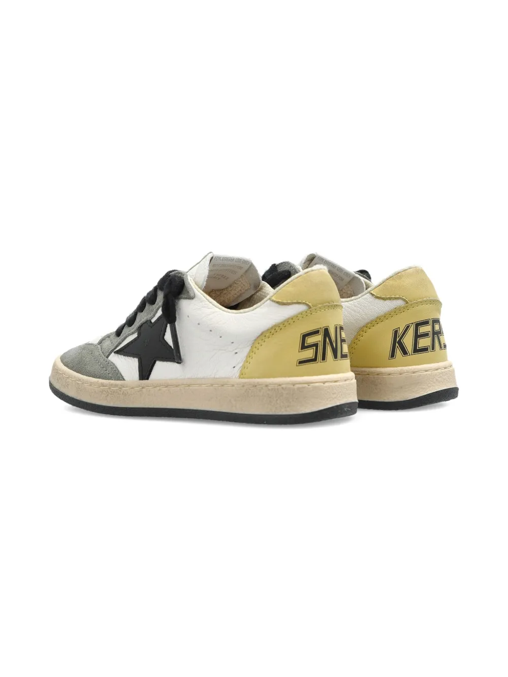 Golden Goose Kids Ball Star-detail sneakers Grey