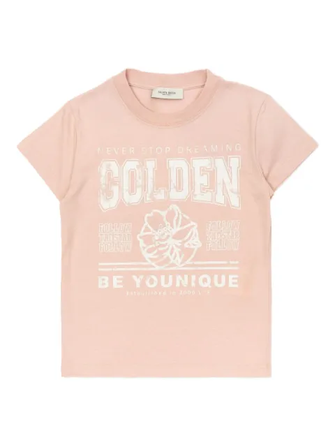 Golden Goose Kids logo-print cotton T-shirt