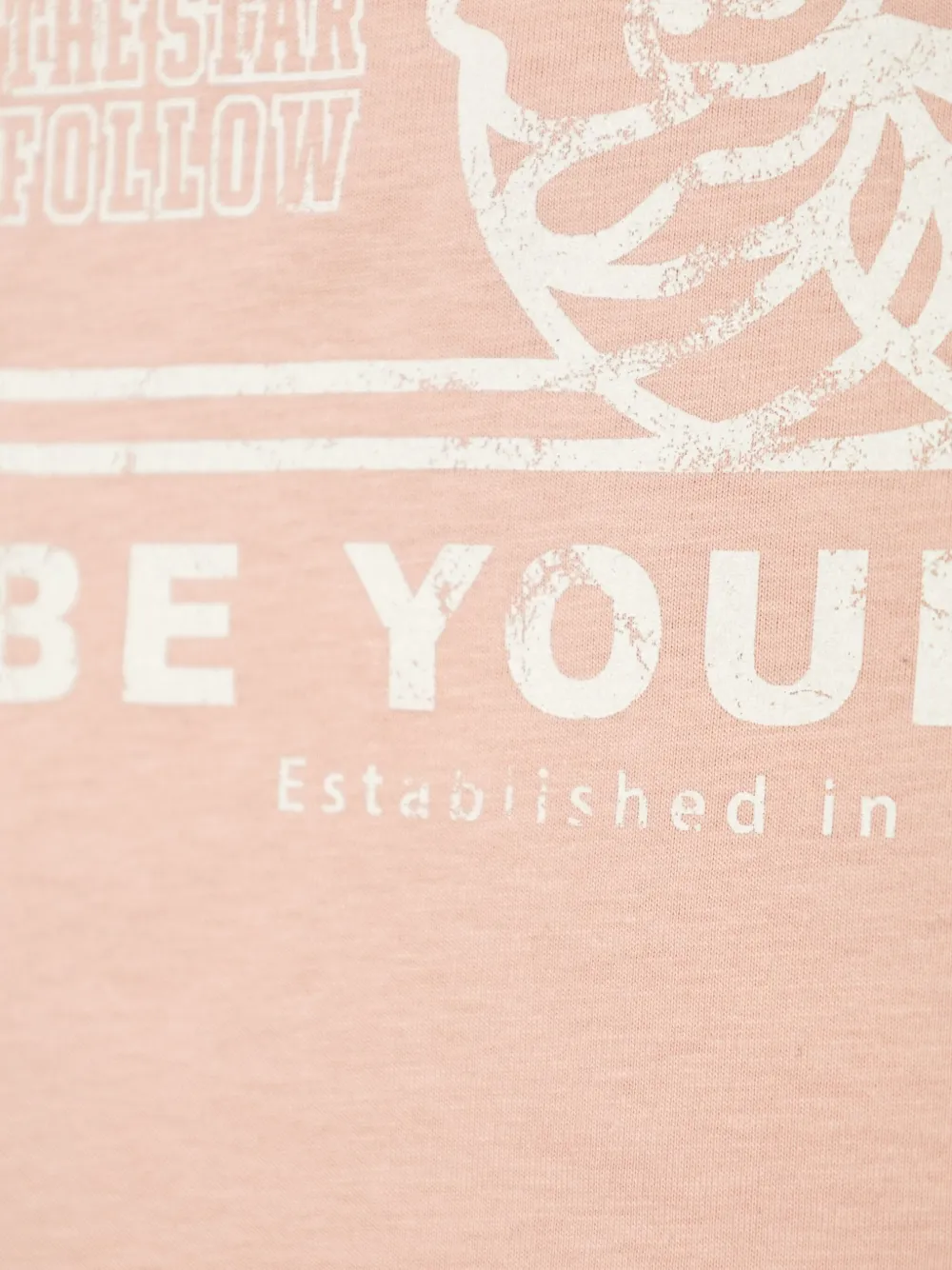 Golden Goose Kids Katoenen T-shirt met logoprint Roze