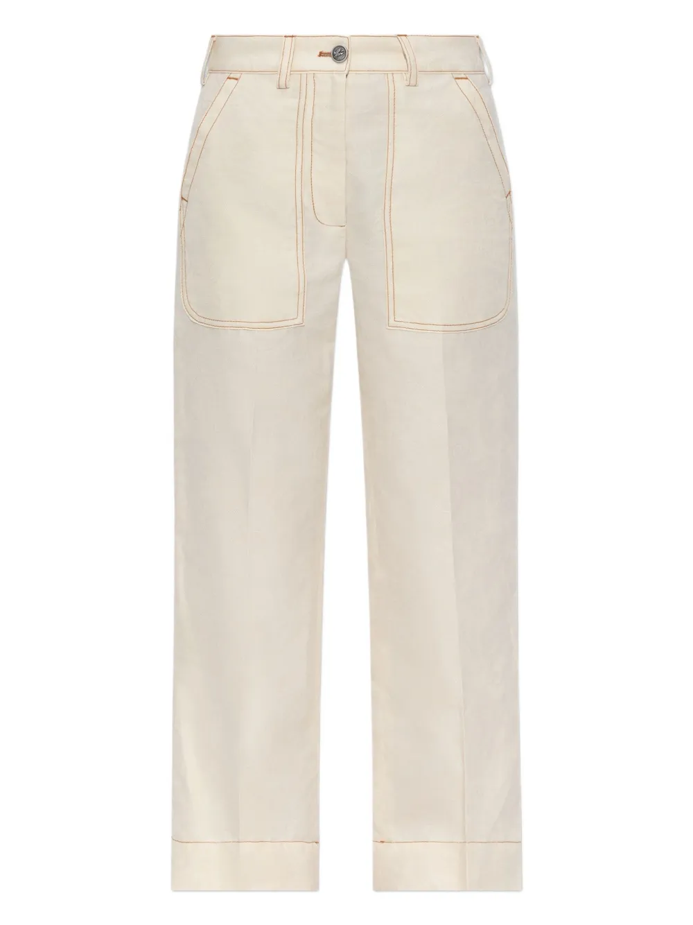 ETRO pocket-detail trousers Wit