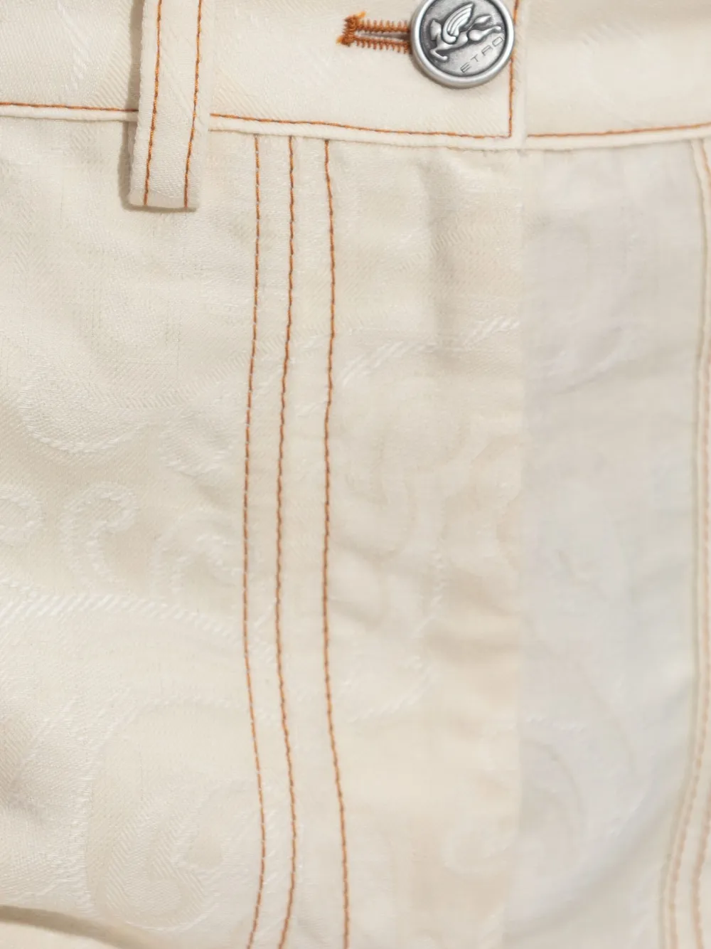 ETRO Broek met zakdetail Wit