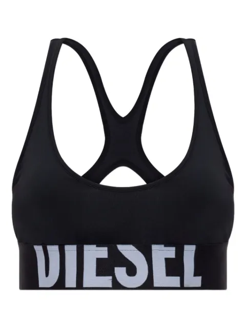 Diesel Allison-D-Pop logo-embellish sports bra