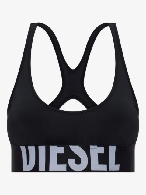 Diesel Allison-D-Pop logo-embellish sports bra