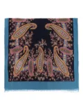 ETRO paisley-pattern scarf - Black