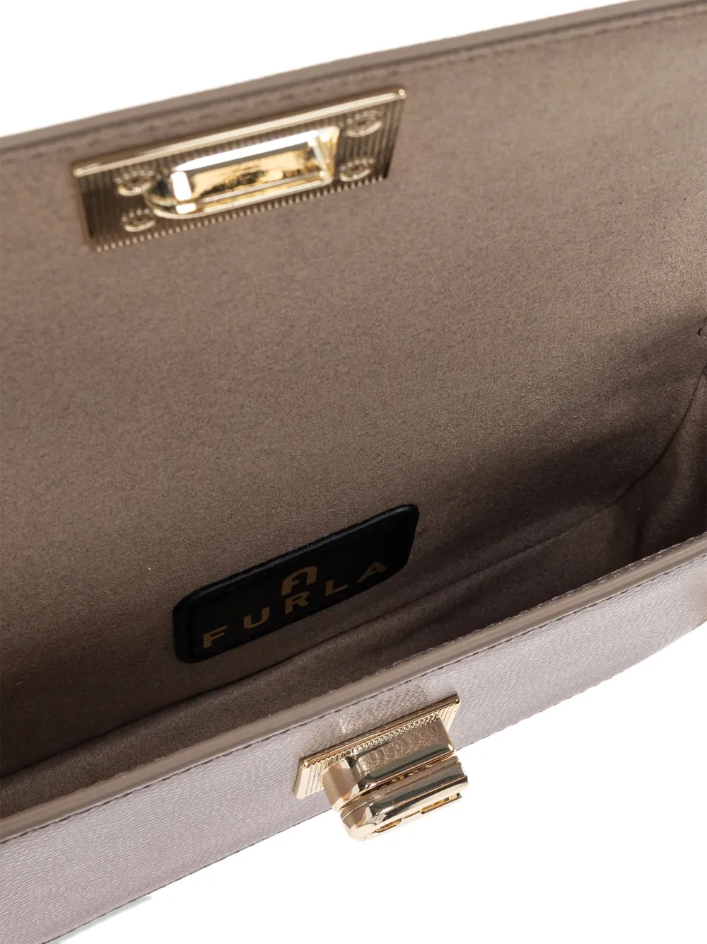 Furla 1927 leren crossbodytas Grijs