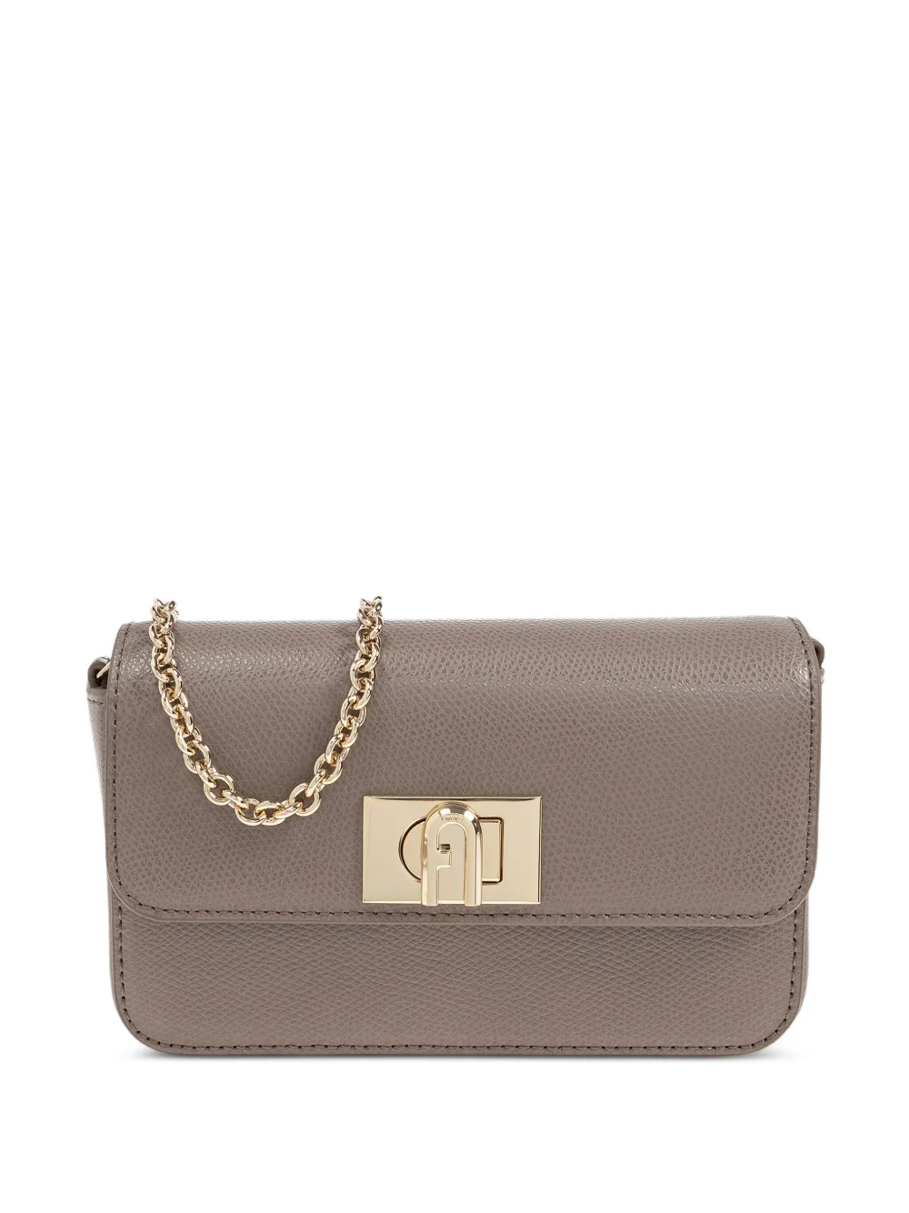 Furla 1927 leren crossbodytas Grijs