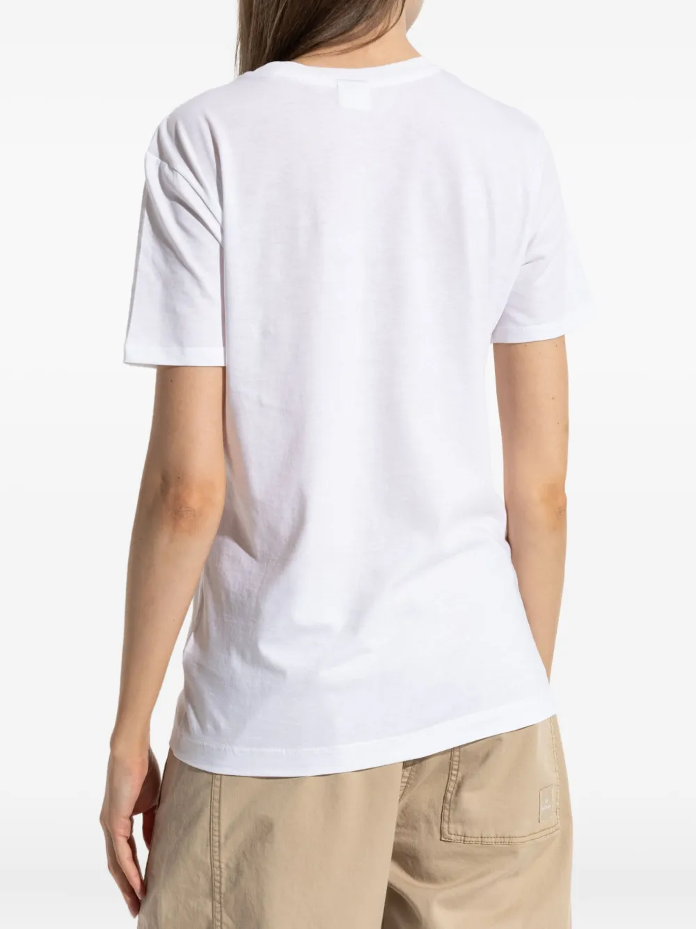 PS Paul Smith T-shirt met hondenprint Wit