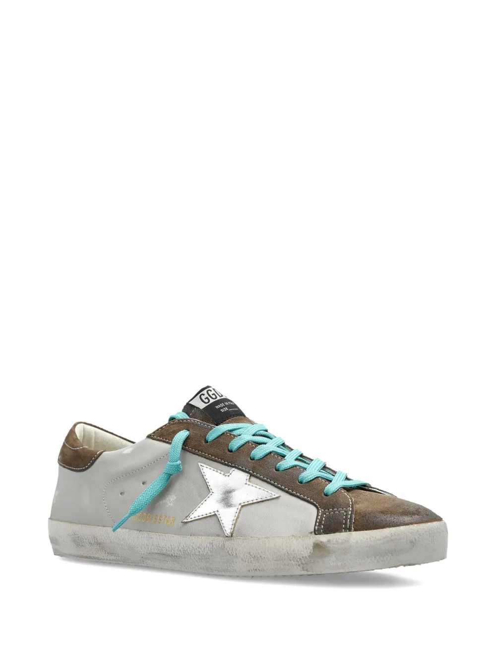 Golden Goose Super-Star distressed sneakers White