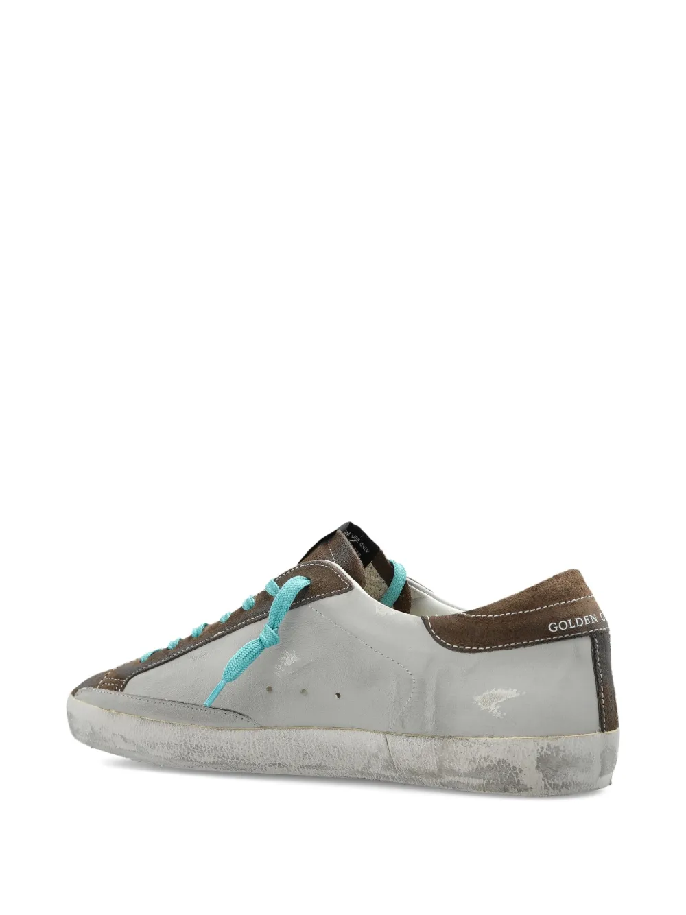 Golden Goose Super-Star distressed sneakers White