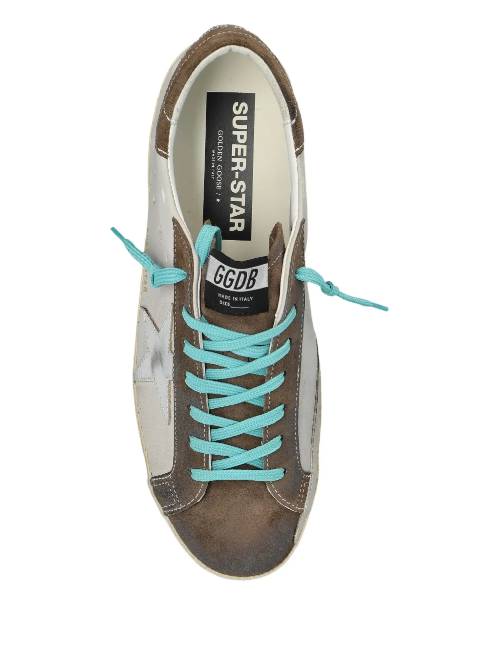 Golden Goose Super-Star distressed sneakers White
