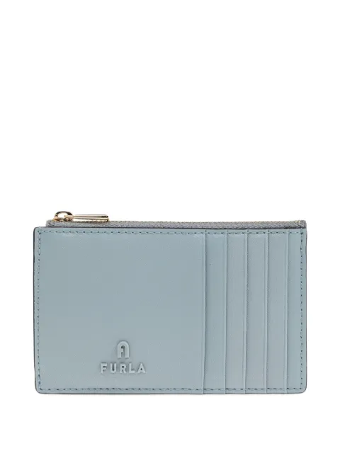 Furla zip bear-print cardholder