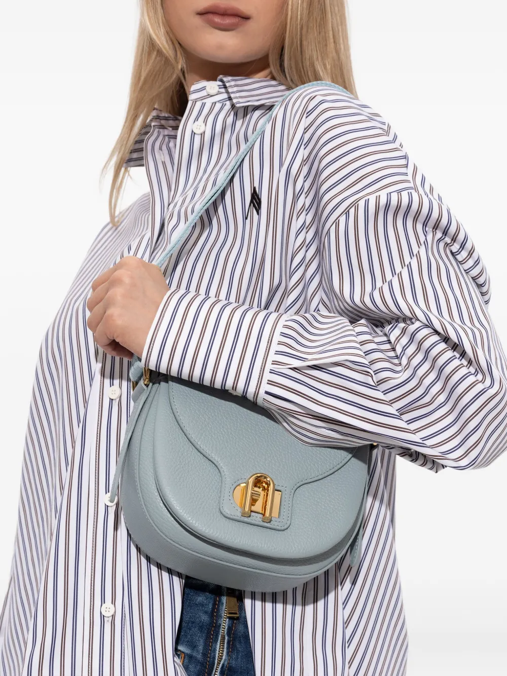 Furla Lotus schoudertas Blauw