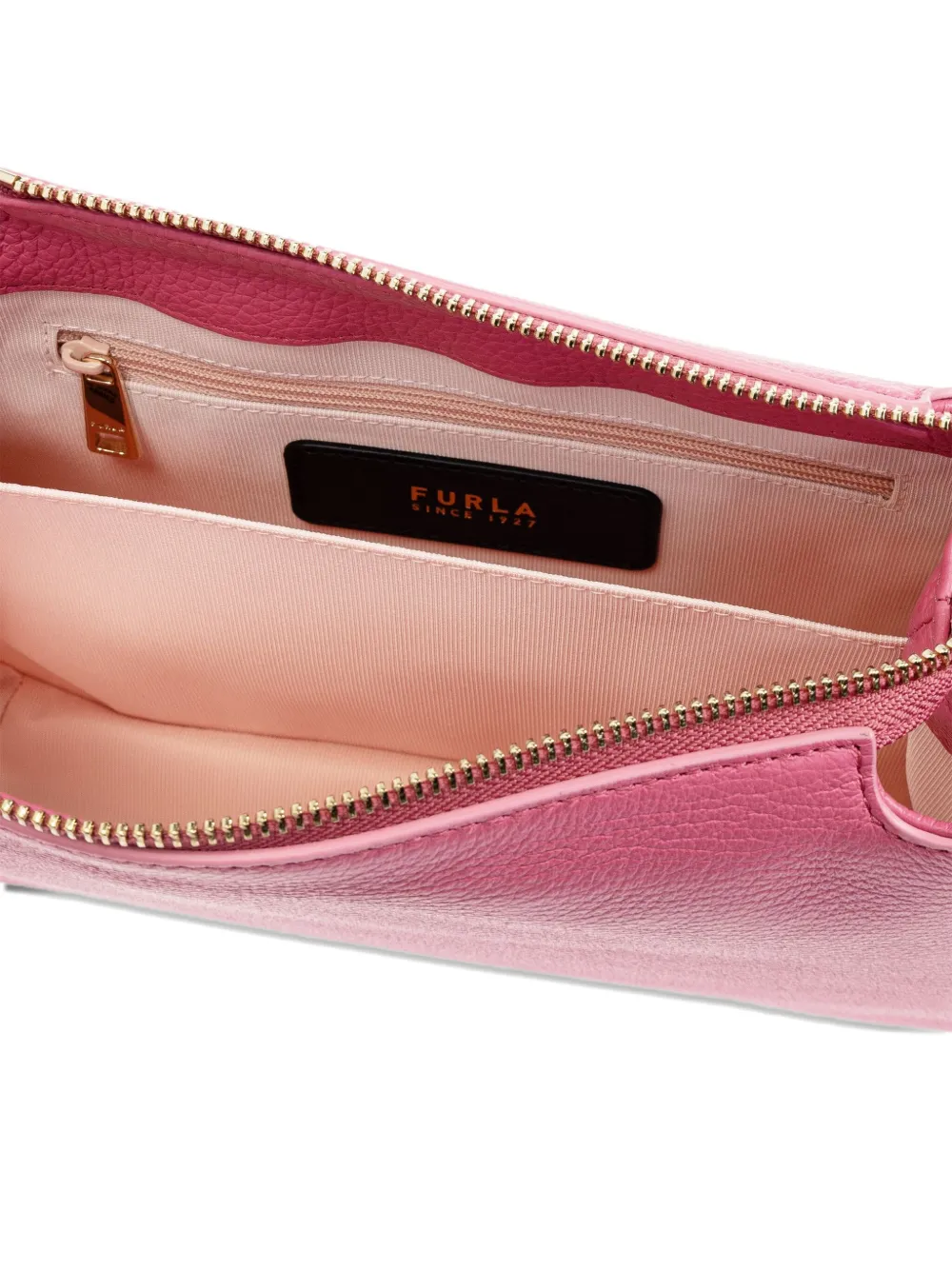 Furla Nuvola S Panna leren crossbodytas Roze
