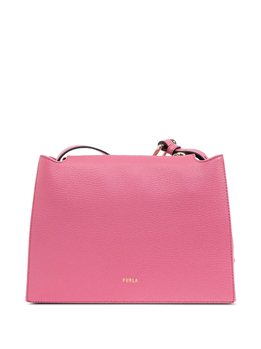 Furla Nuvola S Panna leren crossbodytas Roze