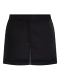 Theory eyelet-detail poplin shorts - Black