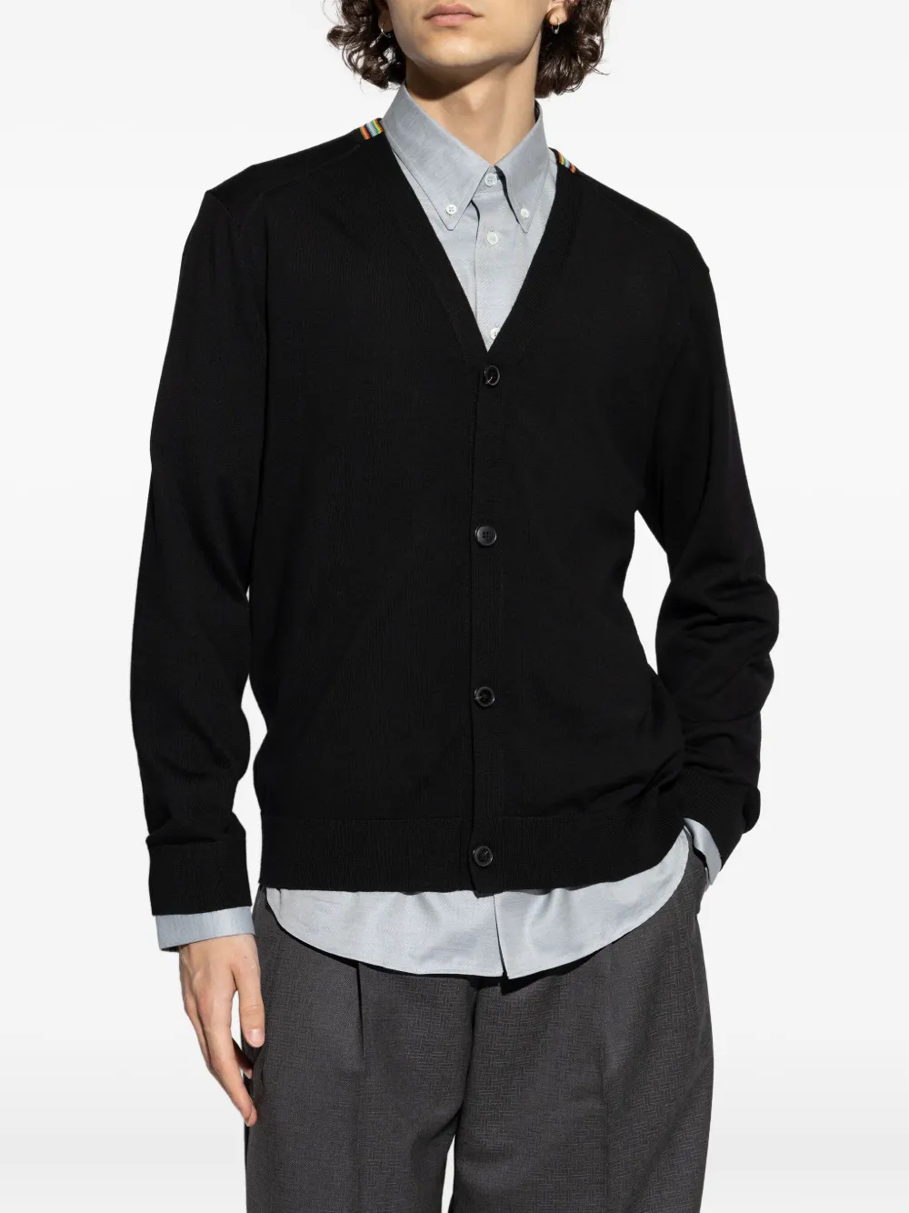 Paul Smith Vest met gestreept detail Blauw