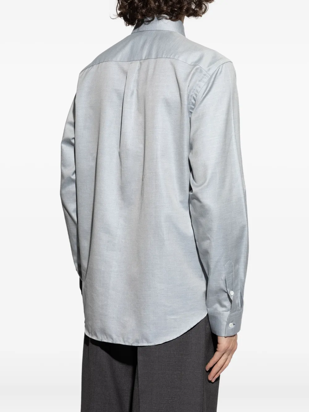 Paul Smith Katoenen overhemd Grijs