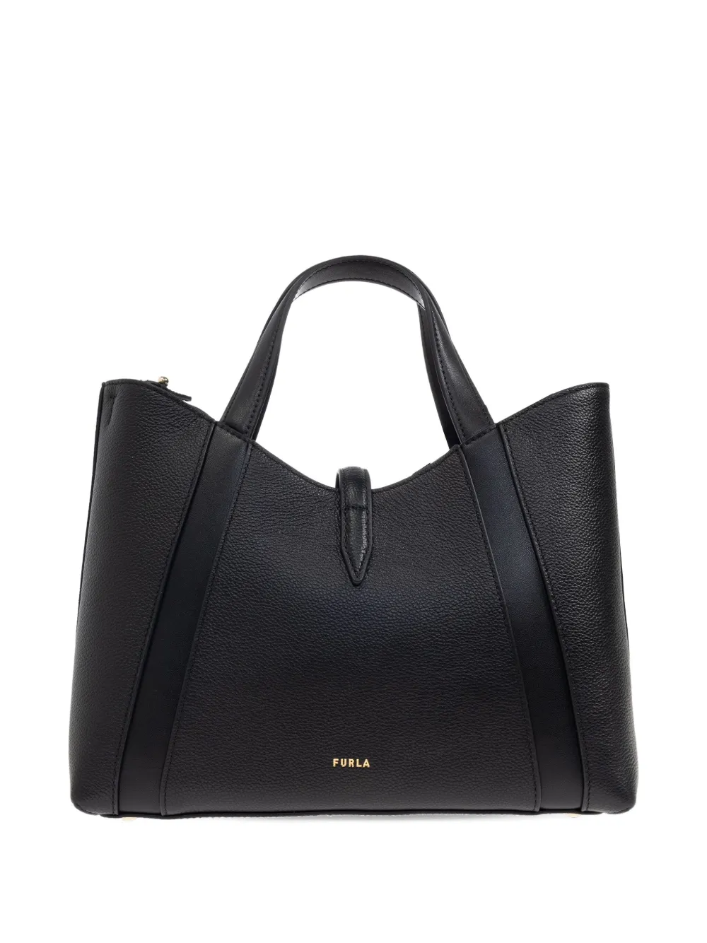 Furla Leren shopper Zwart