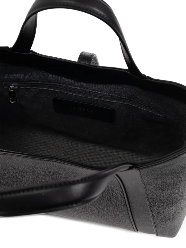 Furla Leather Tote Bag | Black | FARFETCH