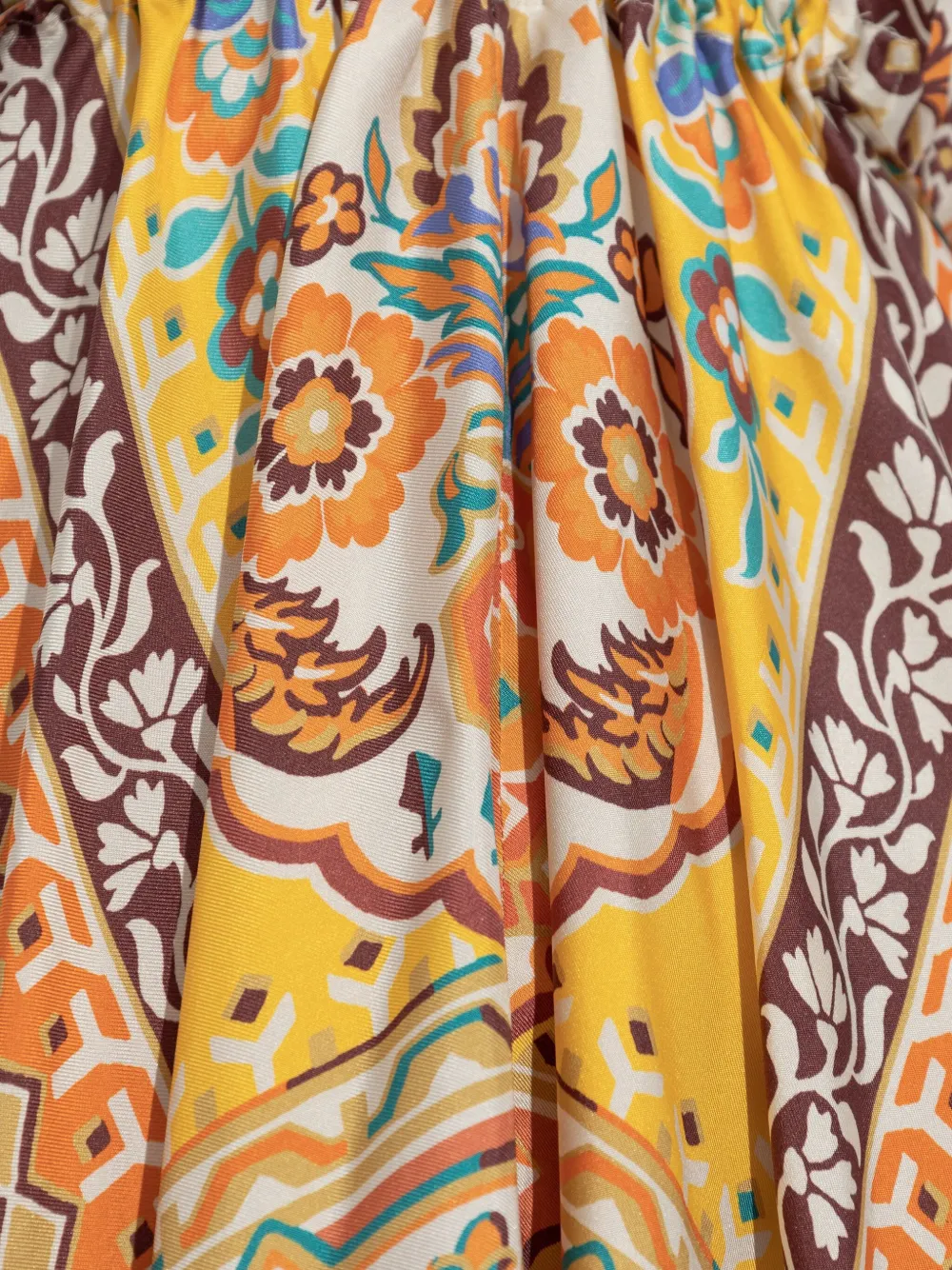 ETRO halter-neck patterned dress Oranje